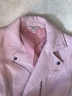 Pale Peachy Pink Motorcycle Jacket By Candies Juniors Small — photo 2