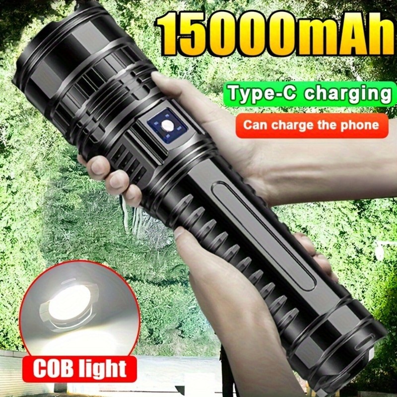 1000000LM White Laser LED Flashlight Zoom Rechargeable Tactical Torch Waterproof