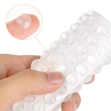 "200PCS Clear Rubber Bumpers - Self-Adhesive, Soft Sound Dampening Pads for