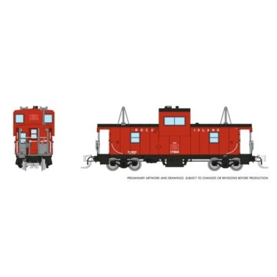 N Rapido 510038 Wide Vision Angus Caboose: Rock Island Rd# 17017