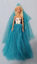 Barbie Steffi Mode Puppen Brautkleid Prinzessin Kleid Hochzeit Ballkleid 12