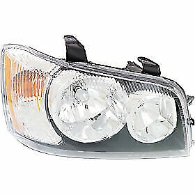 Headlight For 2001-03 Toyota Highlander Passenger Side Black Halogen ...