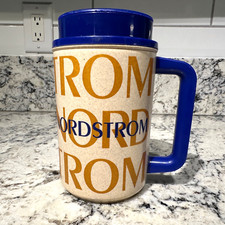 NORDSTROM Vintage 90's Whirley Thermo Hot/Cold Insulated Travel Mug Made in USA