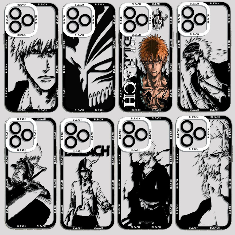 Bleach Anime Phone Case for iPhone 15 14 13 12 11 Pro Plus Max X