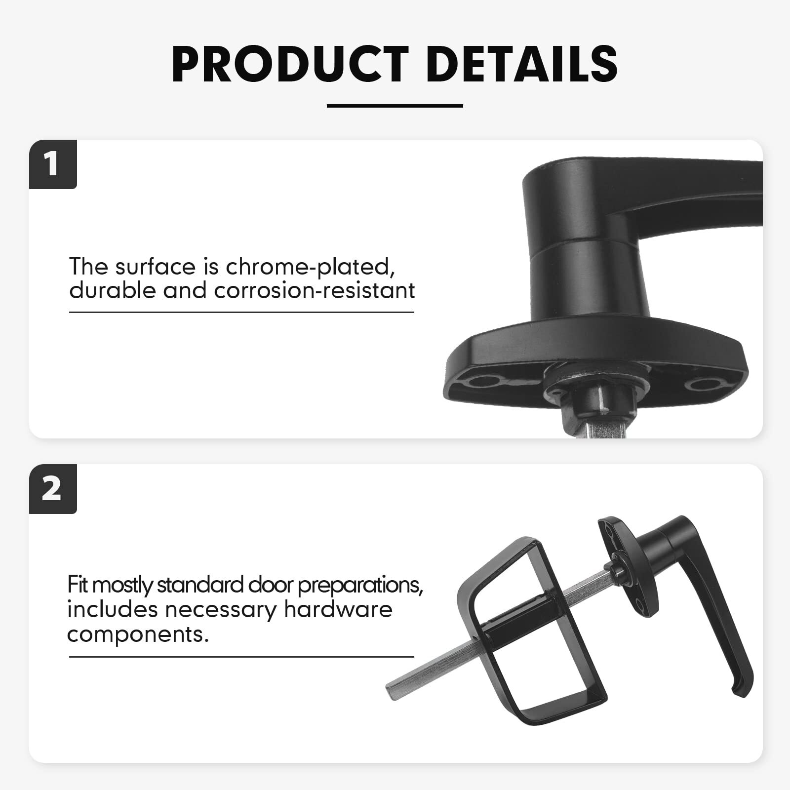 Shed Door Latch L-Handle Lock Kit with 5 Keys BTEOBFY 5-1/2" Stem Storage Bar...