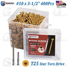 #8 #9 #10 Deck Screws T25 Torx Drive Self Tapping Wood Decking Fencing Screws US