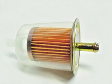 516 8mm Clear Inline Gas Gasoline Fuel Filter Carburetor Pump Tank Hose Ford