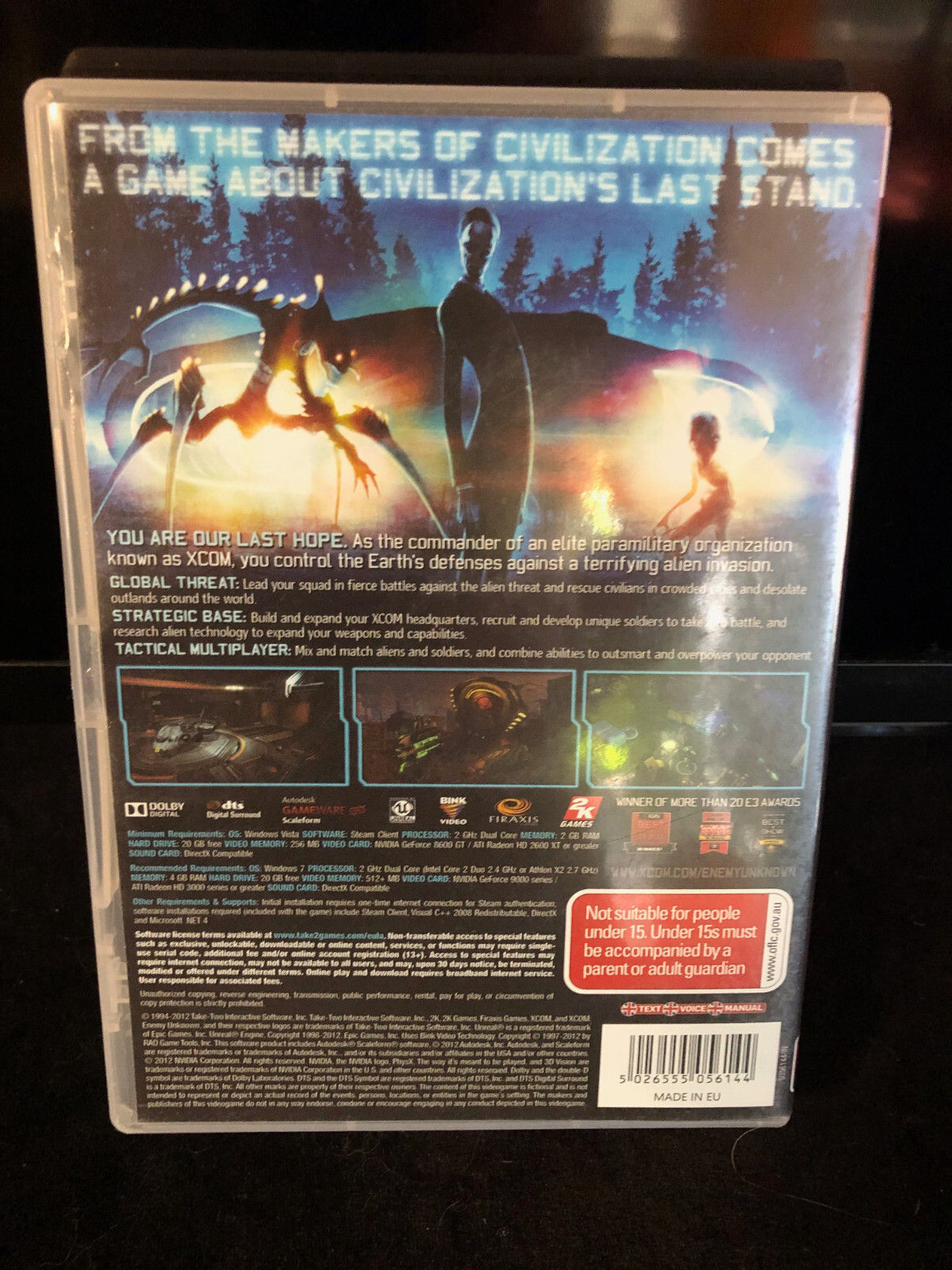 Xcom Discs XCOM ENEMY UNKNOWN PC DVD-ROM 2-DISCS WITH INSTRUCTIONS VGC | eBay ...