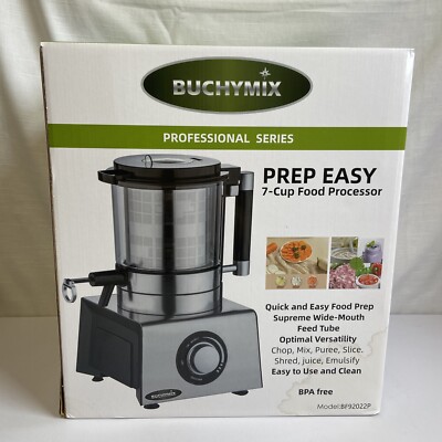 NIB Buchymix Professional Series Prep Easy 7-Cup Food Processor UK PLUG