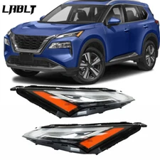 For Nissan Rogue Platinum 2021 2022 2023 Pair LED DRL Daytime Running Light Lamp