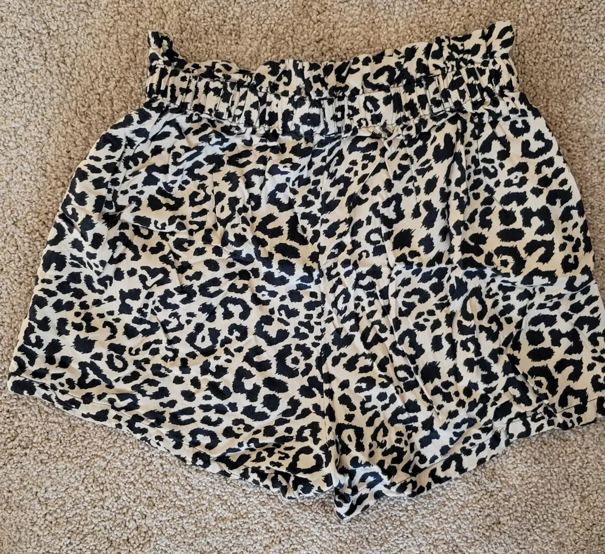 Hollister Ultra High Rise Summer Shorts Leopard Print size XS eBay