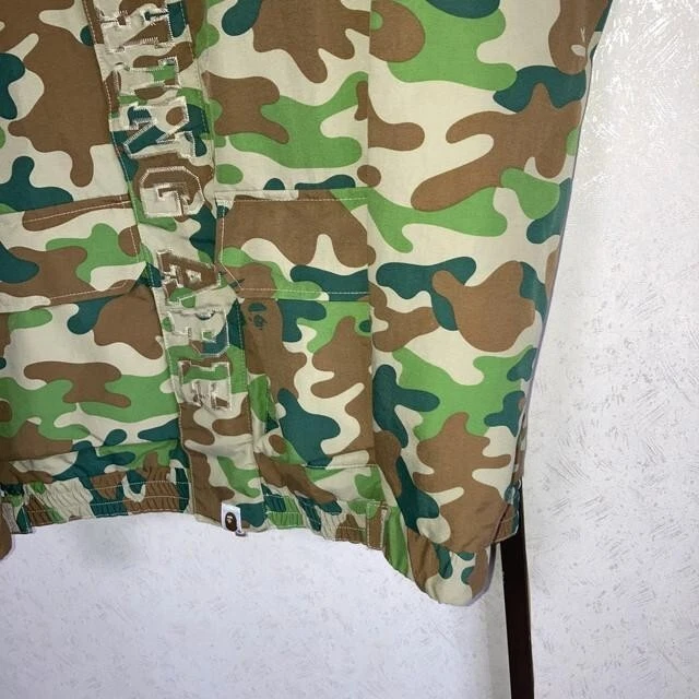 A BATHING APE (BAPE) Giacca snowboard uomo A Bathing Ape taglia S originale montagna felpa con cappuccio mimetica JPN