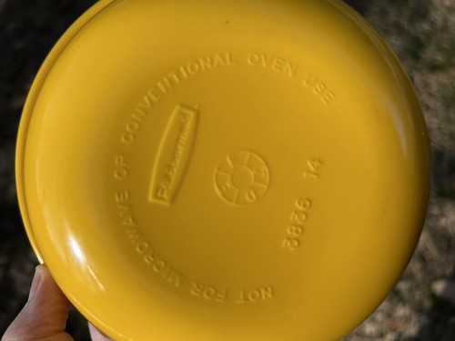 Lot of 4 Vintage Rubbermaid Yellow Melamine 6” Cereal / Soup Bowls, Ex Condition - Picture 4 of 8