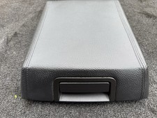 2007-2014 Ford Expedition Center Console Black Leather Armrest Lid Cover Oem
