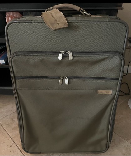 Briggs & Riley 26" Inch Expandable Baseline Upright Olive Suitcase 05-U26NX - Bild 4 von 16