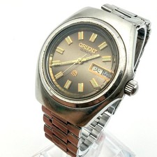 ORIENT Vintage Gold Wristwatch Mens Timepiece...