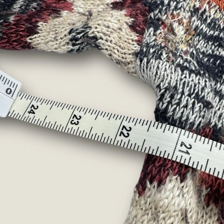 Cárdigan tejido azteca de frente abierto Mossimo para mujer - talla XL - multicolor - Foto 4 de 4