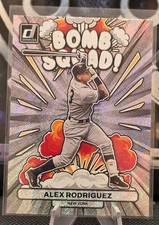 2023 Donruss #BS1 Alex Rodriguez Bomb Squad Rapture