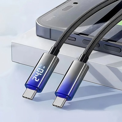 PD 240W Super Charging For Samsung S24 S23 USB C TO USB Type C Cable For iPhone 