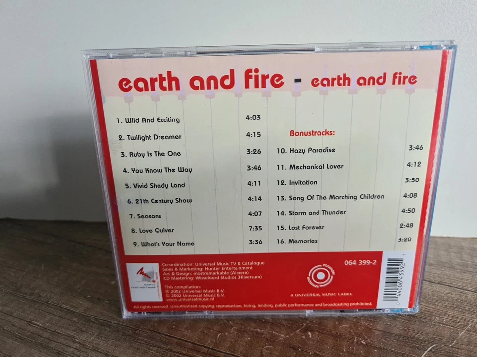 CD: Rock - EARTH AND FIRE - Prog Rock - Bild 2 von 3