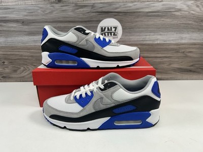**Nike Air Max 90 Hyper Royal White Grey DM0029 112 NEW Men's Running Authentic