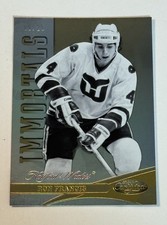 2012-13 Panini Certified Mirror Gold Hockey Parallel Card #09/25 Ron Francis!