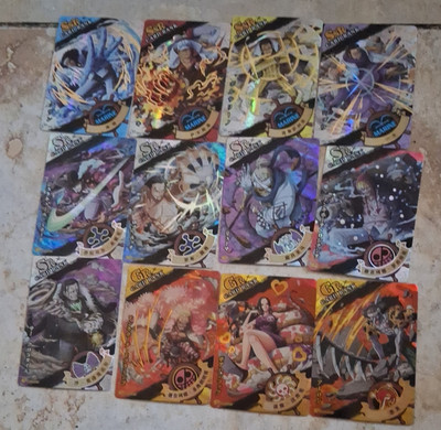 Bandai One Piece CCG Carddass Masters Nami Full Art Foil 12 Card Lot JP
