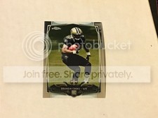 2014 Topps Chrome Brandin Cooks #149 Rookie Card. rookie card picture
