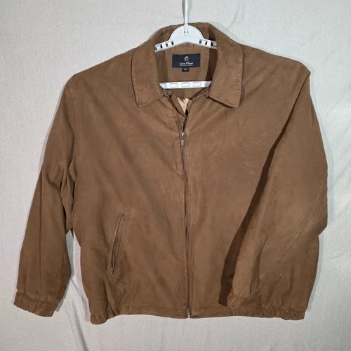 Gary Player Golf Bomber Jacket in Brown Men's 2XLT - product listing photo