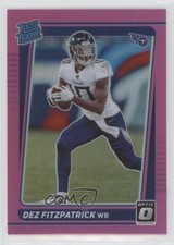 2021 Panini Donruss Rated Rookie Optic Holo Pink Preview Dez Fitzpatrick 11n6