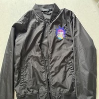 New - Daylight Curfew Rick and Morty - Bomber Jacket Black  Size Small