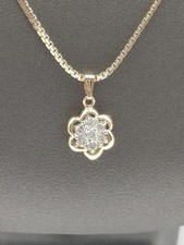 18" Diamond Necklace 7 Diamonds .49 Carat T.W. 14K Yellow Gold 4.2dw B06006311 