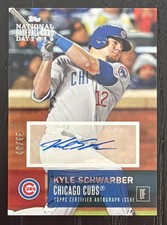 2016 Topps Kyle Schwarber National Trading Card Day Autograph #/55 ULTRA HTF! 🔥