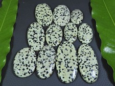 405Cts. Natural Dalmation Jasper Oval Cabochon Loose Gemstone 11 Pcs Lot N909