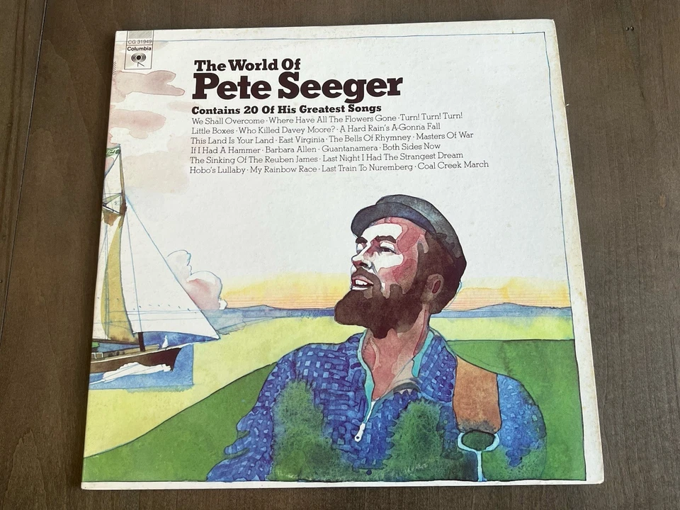 Pete Seeger The World Of Pete Seeger CG31949 2LP Gatefold EX/EX Vinyl Record Set - Image 2 of 4