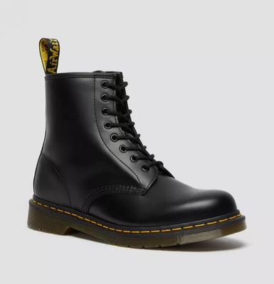 Dr. Martens 1460 Glattleder Schnürstiefel in Schwarz Limited Stock
