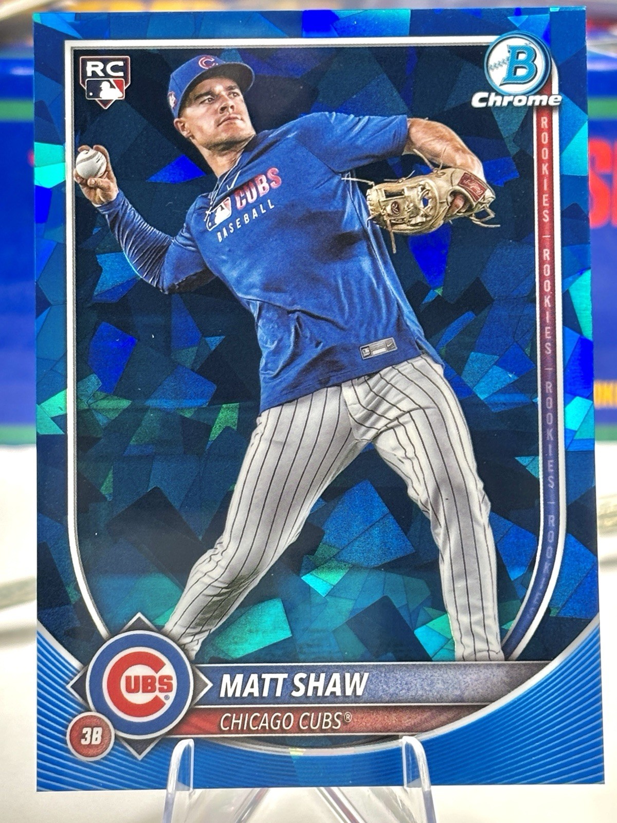 2025 Bowman Chrome Sapphire Edition - Image Variation Matt Shaw #46 (RC)