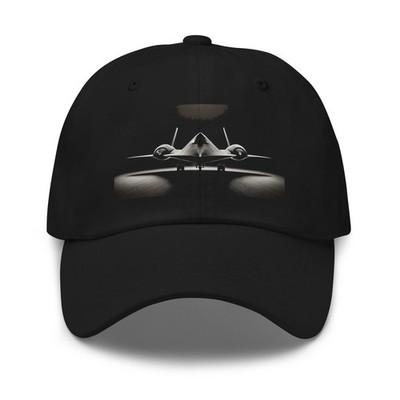 SR-71 Blackbird Dad Hat Embroidered | Stealth Spy Plane Cap