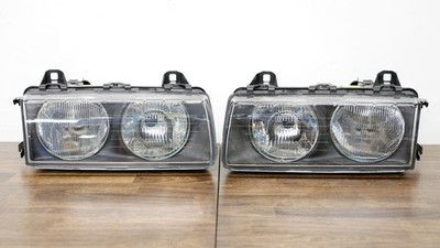 NEW Genuine BMW OEM E36 Bosch Euro H7 Parabolic Headlight Set 323 325 328 M3 Ti