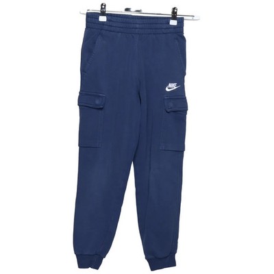 Nike, Jogginghose, Größe: 137/147, Blau, Baumwolle/Polyester, Einfarbig #OR0