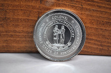 1989 1 oz Silver Round Derby Sunday Silence Honorable Order Kentucky Colonels 