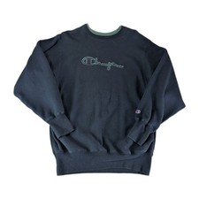Vintage Champion Reverse Weave Sweatshirt Mens 2XL Blue Ringer Script Logo 90s