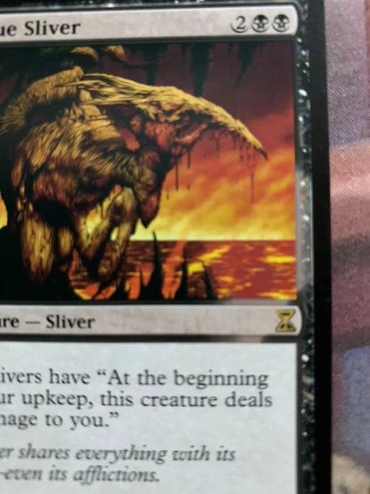 MTG Plague Sliver TSP Japanese Error Card Unused Collectible - Image 2 of 2