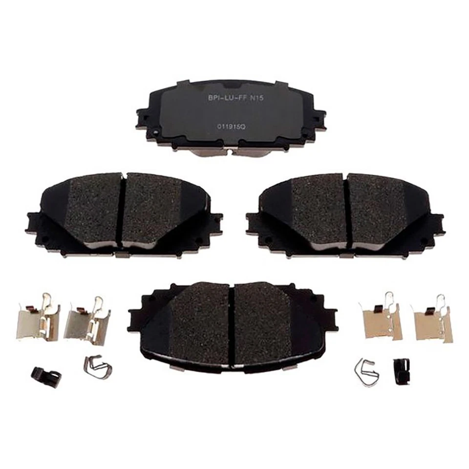 Rotores de freno delanteros traseros y pastillas de freno de cerámica para Toyota Yaris 2012-2017 Foto 3 de 4