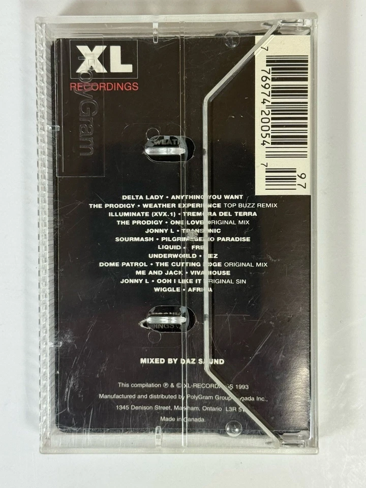 4th Chapter Mix Tape XL Recordings (Cassette Tape, 1993) The Prodigy Jonny L ++ - Image 2 of 4