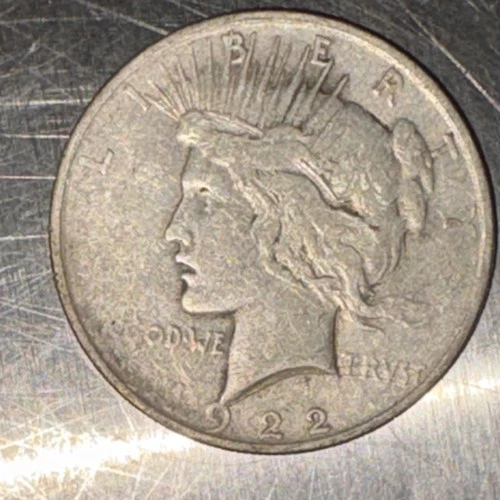 1922 Peace Dollar $1 Silver Coin 0.9 Fine Silver Circulated