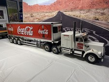 Tamiya 1/14 Rc Tractor Truck, Coca-cola Scheme (aluminum/metal Trailer Chassis).