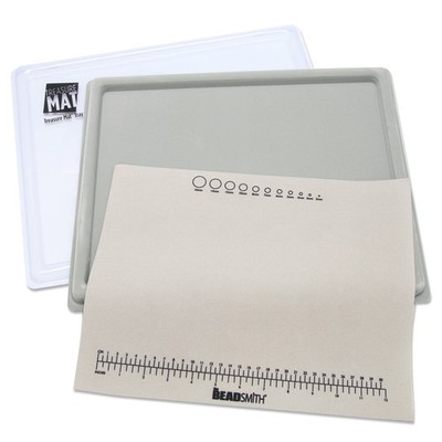 The Beadsmith Treasure Mat Tray and - 11 x 14 Inches 11 x 14 inches, Gray