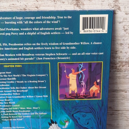 Pocahontas (1996, Laserdisc, 5741 AS) Letterbox Animated Disney THX Stereo - Picture 8 of 11