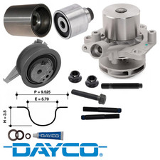 DAYCO TIMING BELT KIT WITH WATER PUMP FOR AUDI A4 B8 FY CNHA TURBO DIESEL 2.0 I4